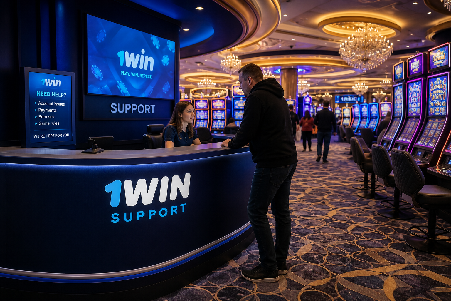 Contact 1WIN support